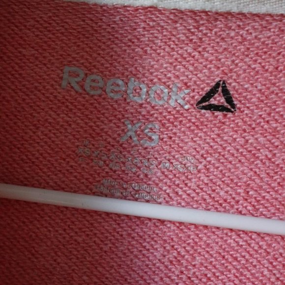 Reebok salmon pink zip up hoodie sweater - Picture 3 of 3